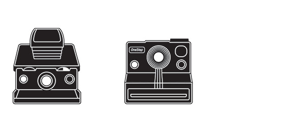 Comparing Polaroid SX-70 vs 600 film 