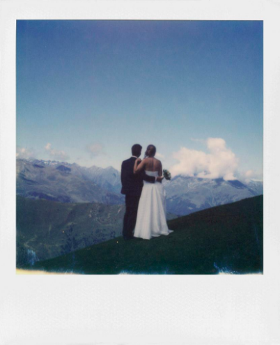 polaroid wedding